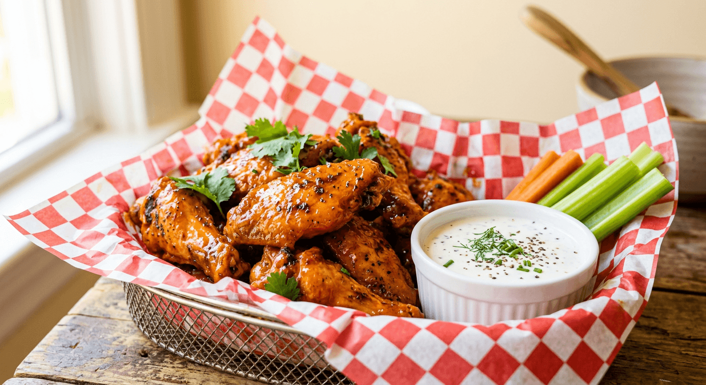 Saucy wings